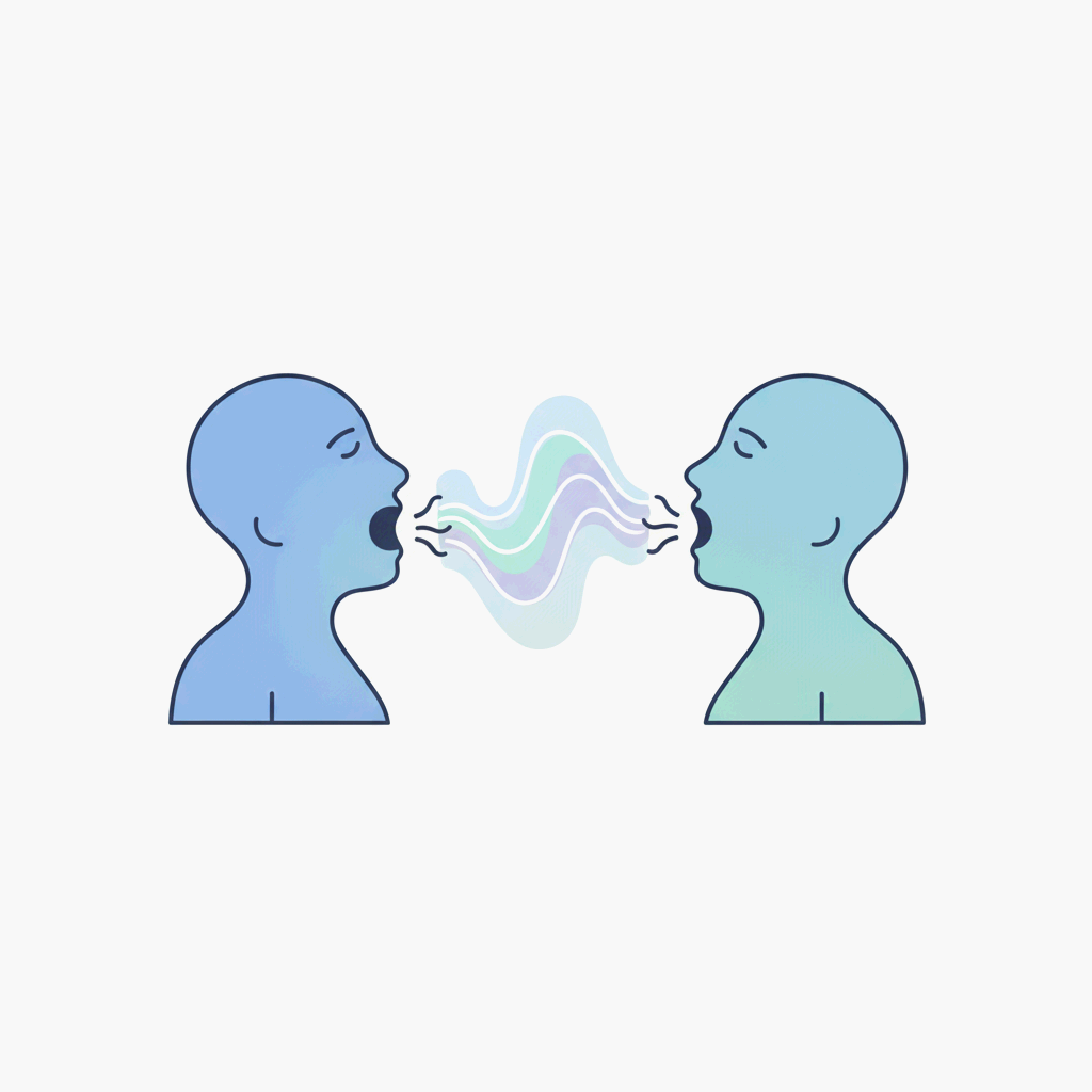 하품이 전염되는 이유, 공감의 생리학을 표현한 일러스트레이션