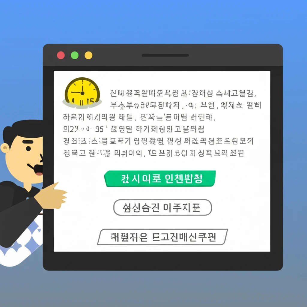 서초구 주정차 단속 문자 서비스 신청..