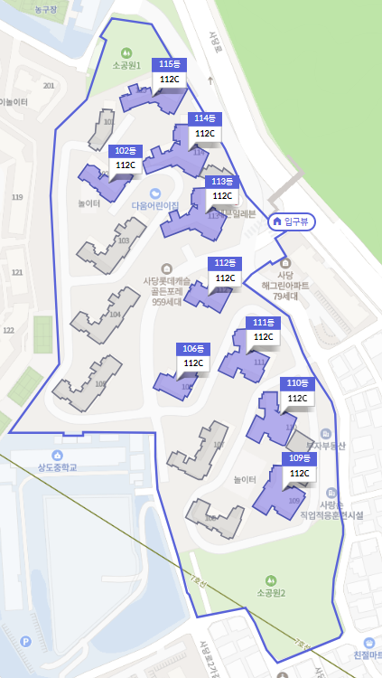 단지배치도