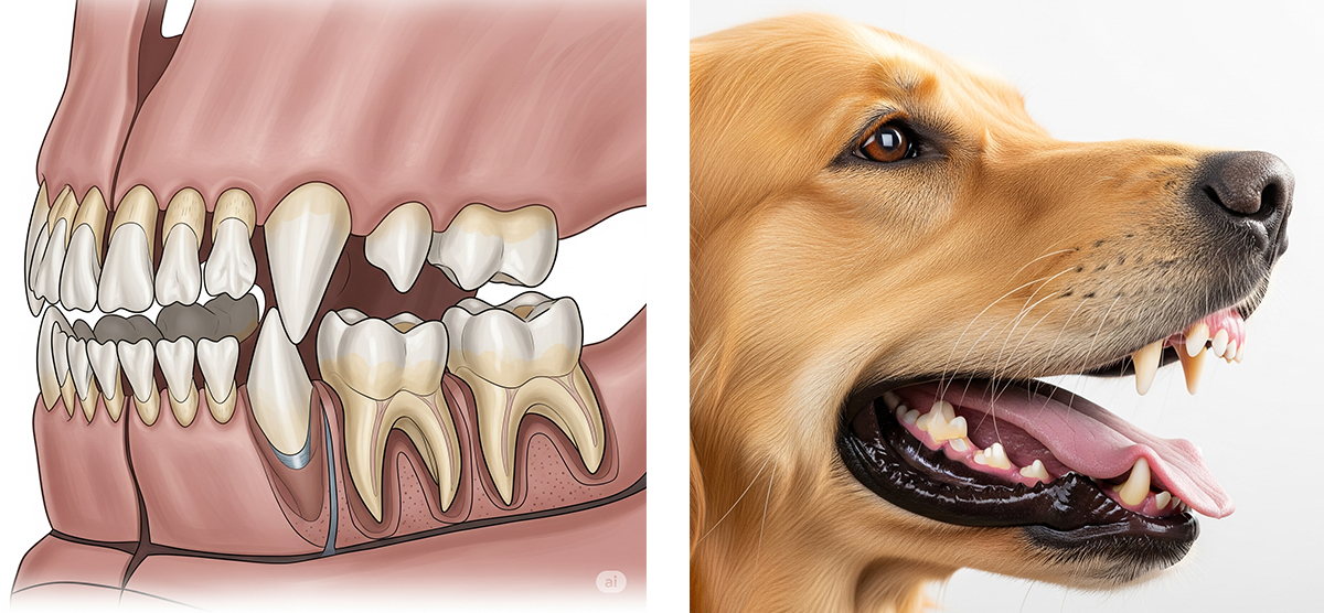 강아지 이빨 사진