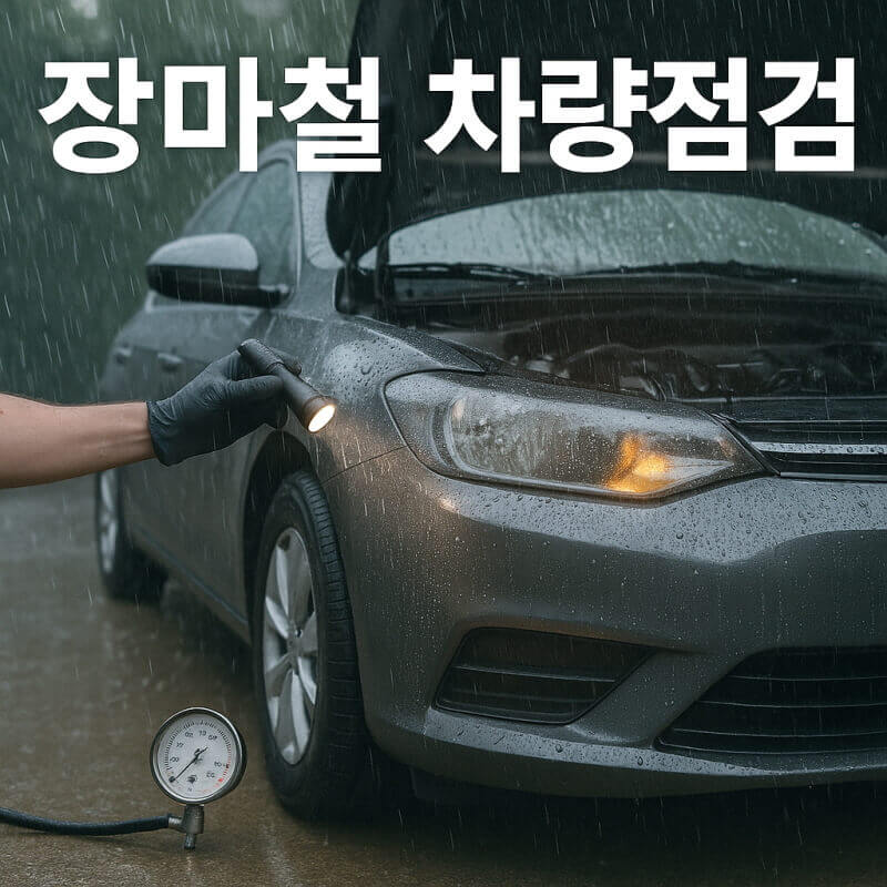 장마철 차량 점검 사고예방 체크 리스트 관련사진