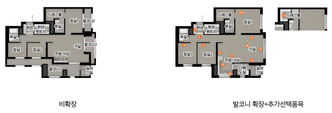 e편한세상 서울산 파크그란데 - 84B 평면도