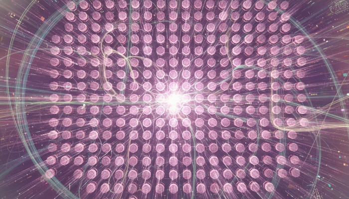 수많은 코어가 동시에 병렬 처리하는 GPU의 추상적인 모습