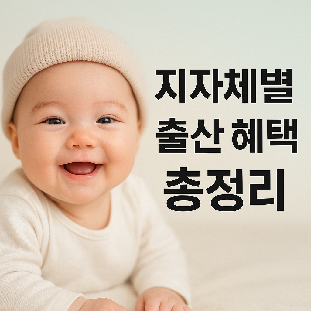 지자체별 출산 혜택 총정리