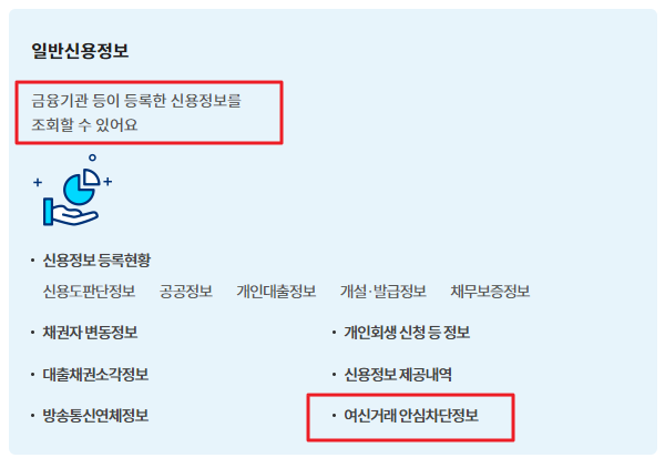여신거래 안심차단 서비스 신청 단점 비대면 방법