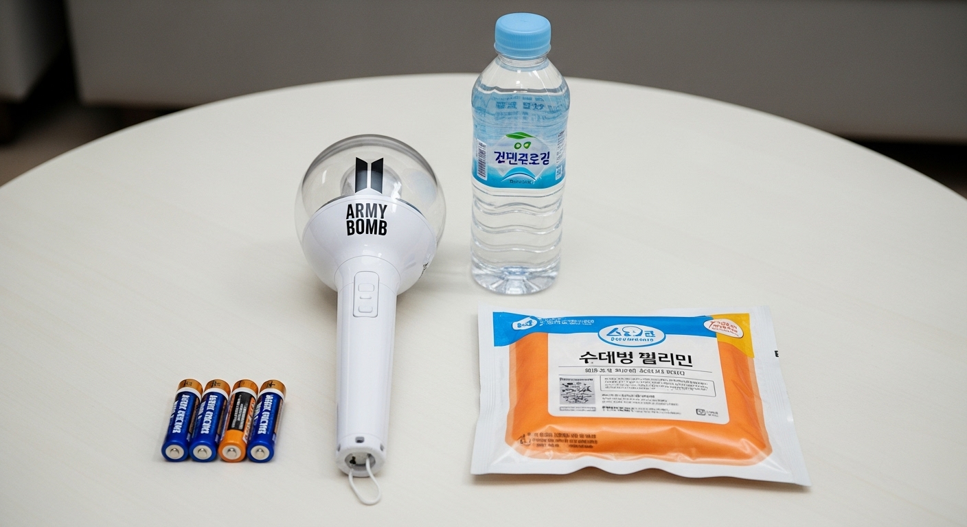 방탄소년단 콘서트 현장 준비물 리스트 및 아미밤 배터리 교체 팁