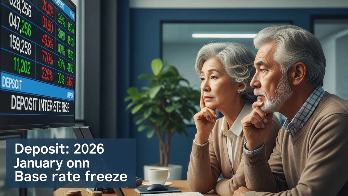 금리 더 떨어지기 전에! 2026년 은퇴자 맞춤형 고금리 예금 총정리