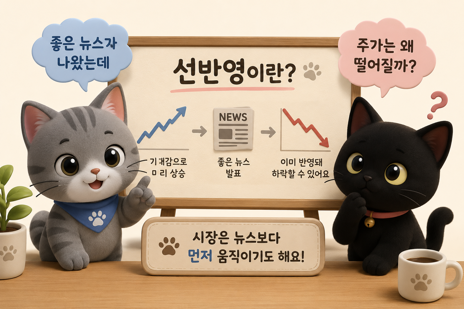 국내 주식 ETF 좋은뉴스가 나왔는데 주가는 왜떨어질까? 선반영이란