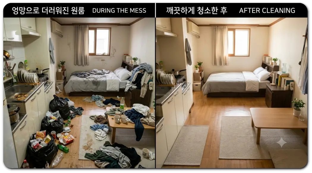 특수청소-전후-비교사진