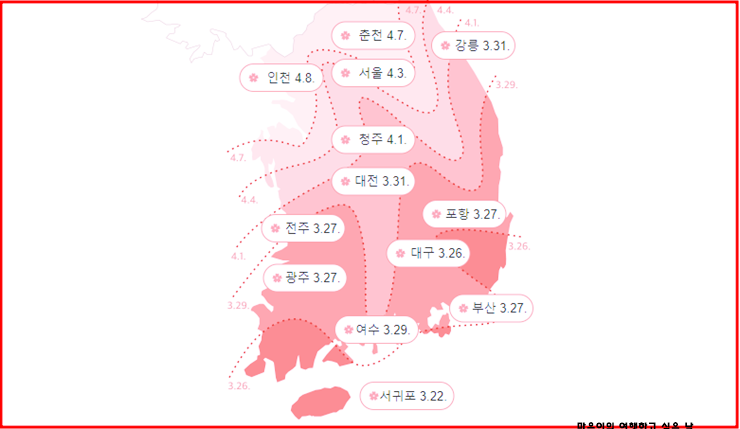 벚꽃 개화시기