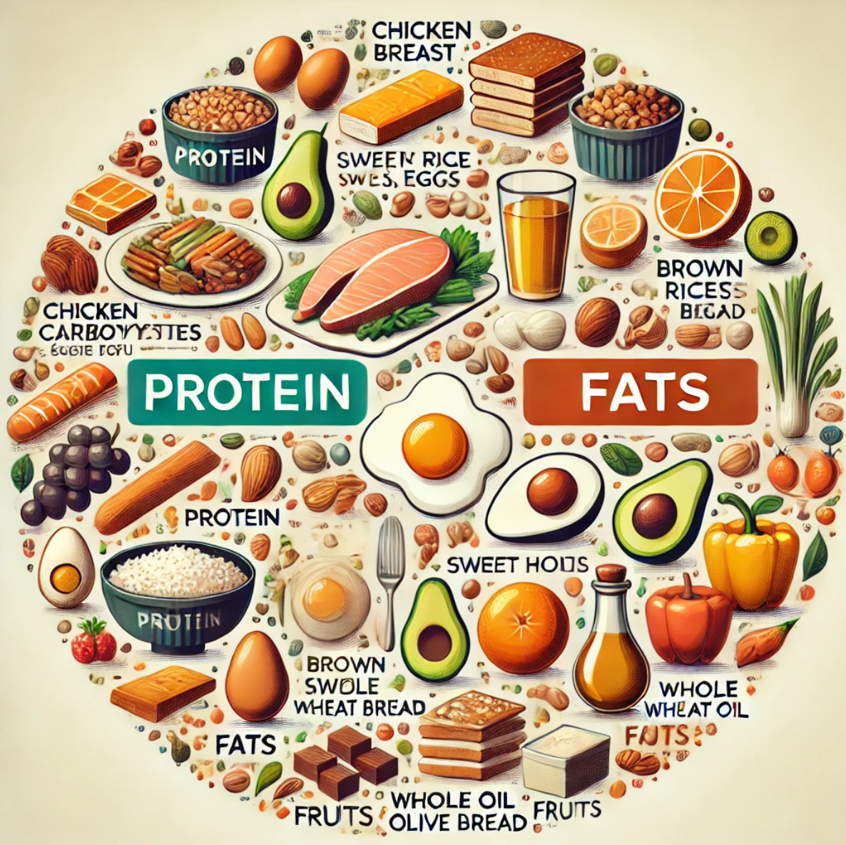 단백질탄수화물지방균형맞추기 관련 이미지
