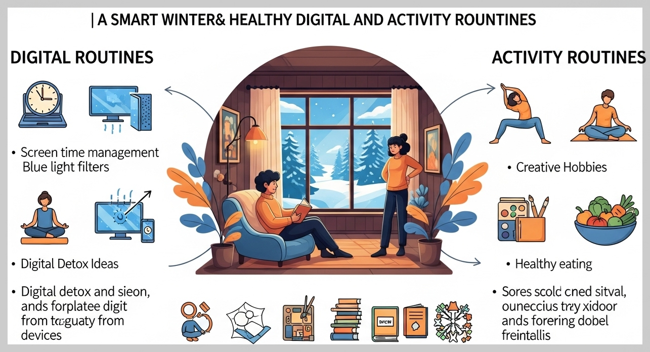 겨울철 스마트생활 팁 ❘ 실내에서 건강하게 보내는 루틴 가이드 : 코시팅(KST)