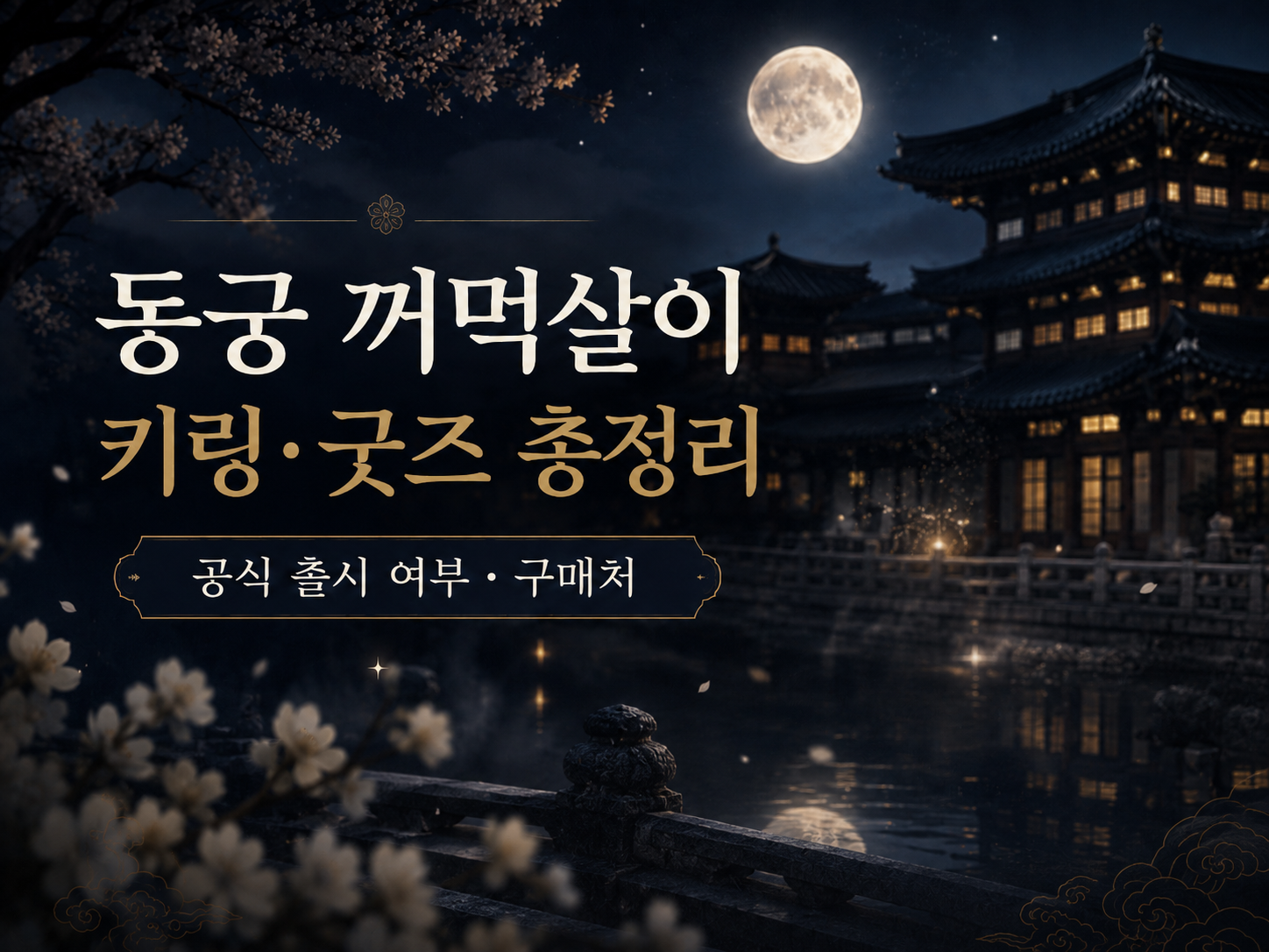 동궁 꺼먹살이 키링·굿즈 총정리 / 공식 출시일과 구매처는?