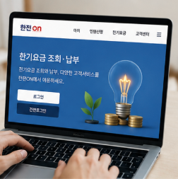 한전 on 홈페이지 바로가기