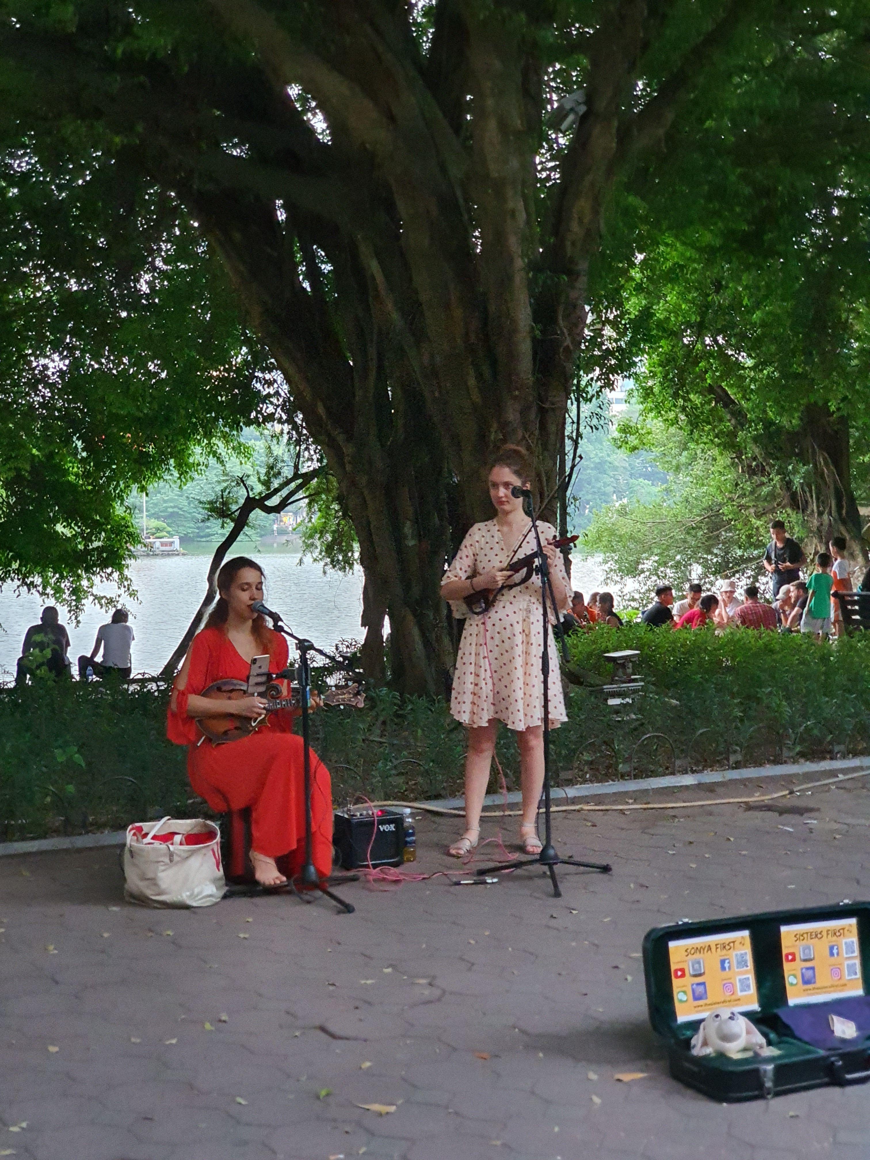 베트남 여유로운 도시 풍경