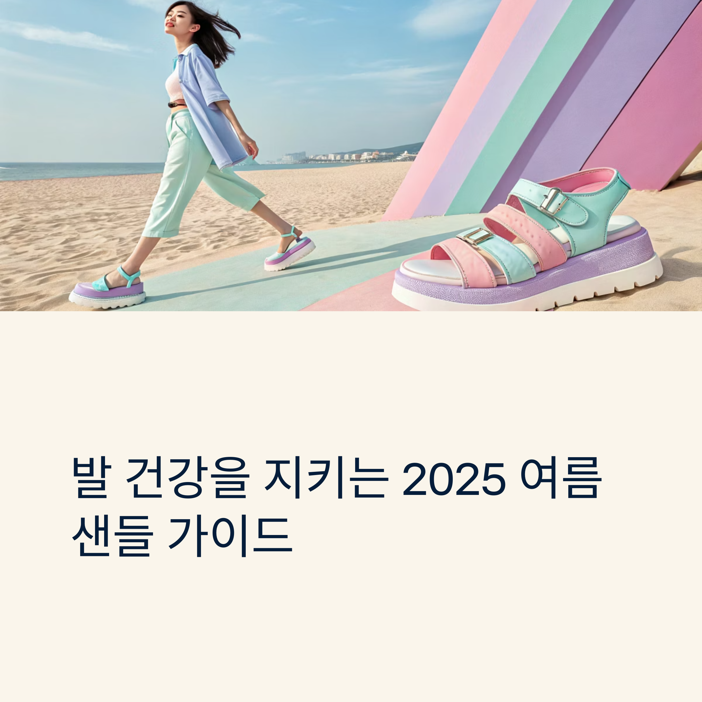 발 건강을 지키는 2025 여름 샌들 가이드