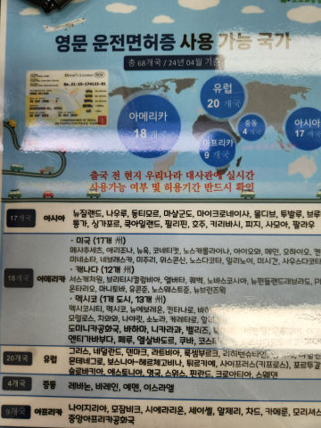 영문운전면허증_사용가능국가