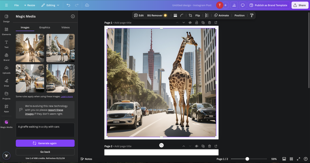 Canva AI