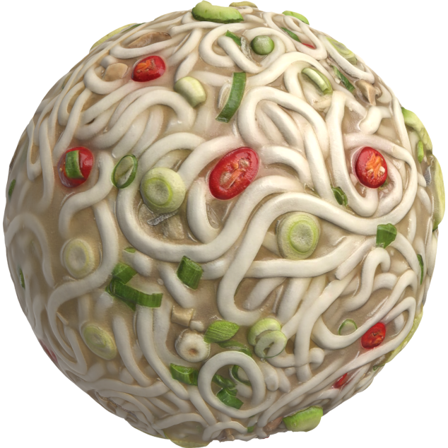 wet noodle soup pbr texture .sbsar