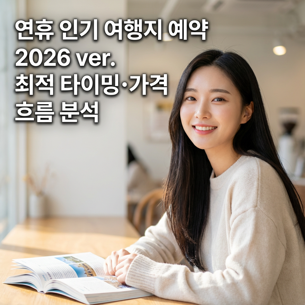 연휴 인기 여행지 예약 2026 ver. | 최적 타이밍·가격 흐름 분석