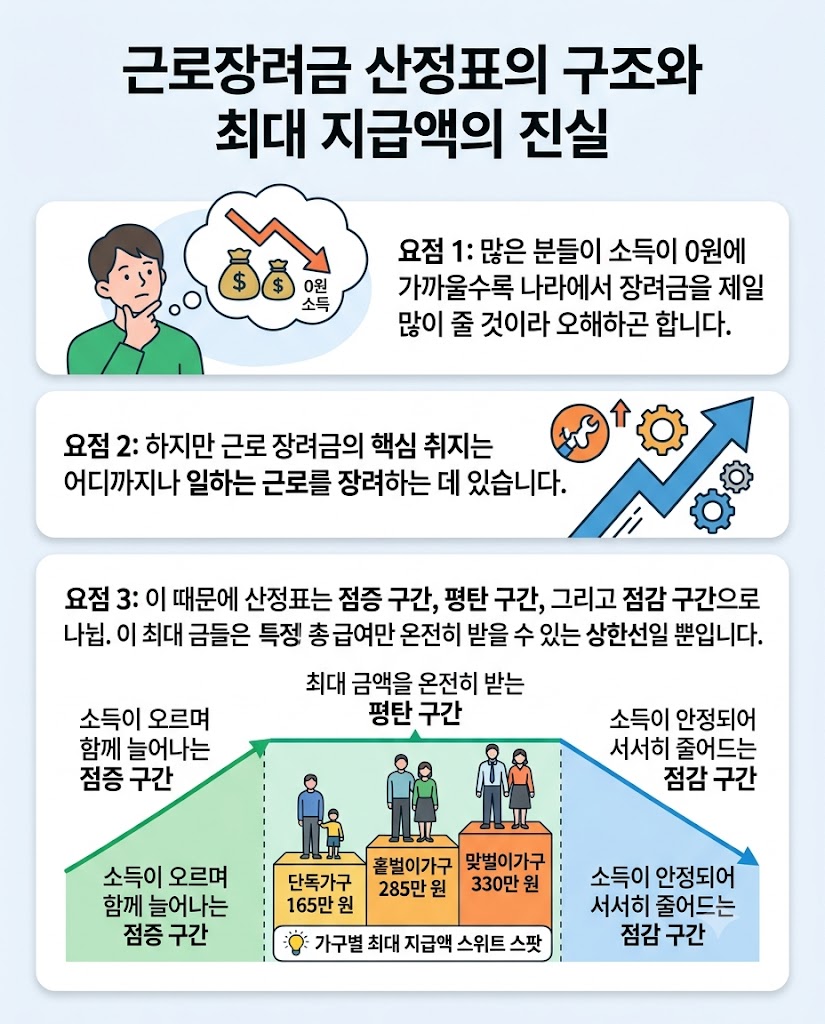 근로장려금 금액 산정표, 신청했는데 왜 생각보다 적게 나올까요?