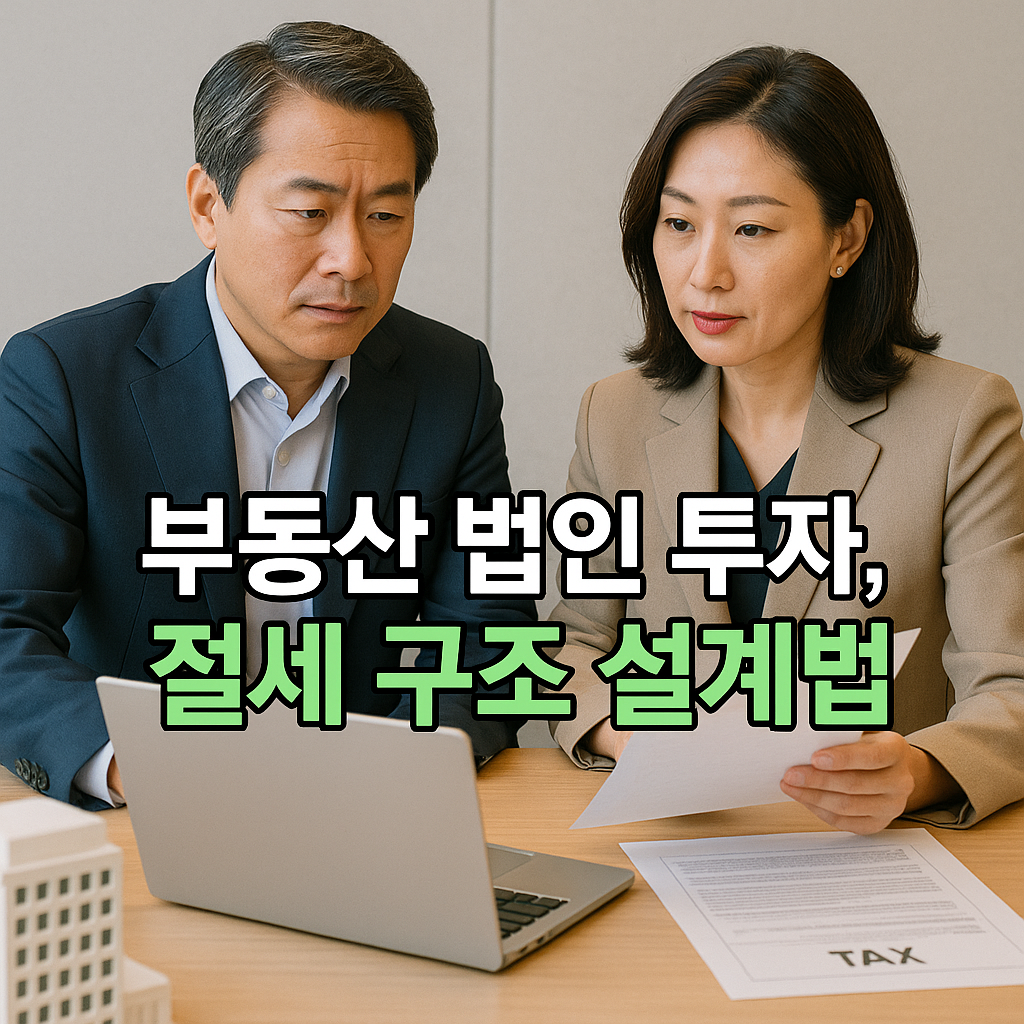 부동산 법인 절세 전략 회의