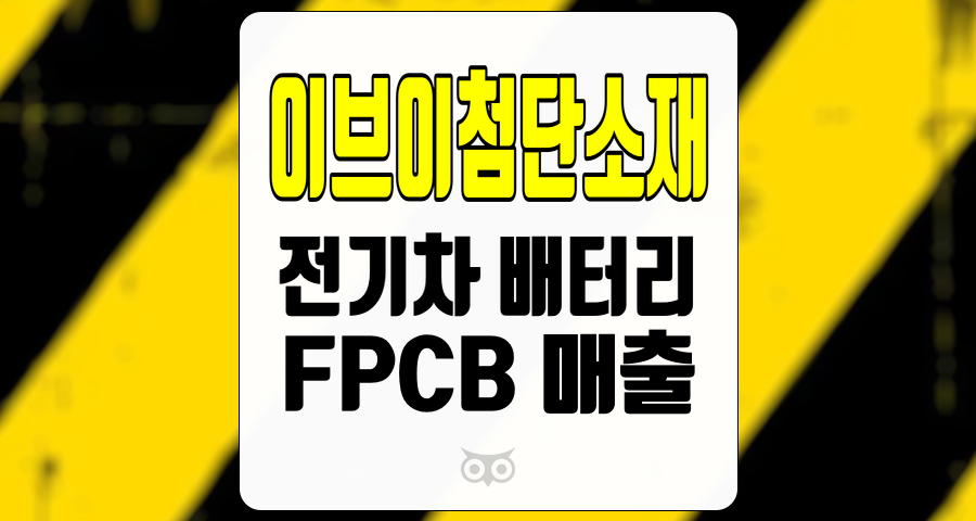 이브이첨단소재, 전기차 배터리향 매출의 성장 가능성 및 사업 다변화