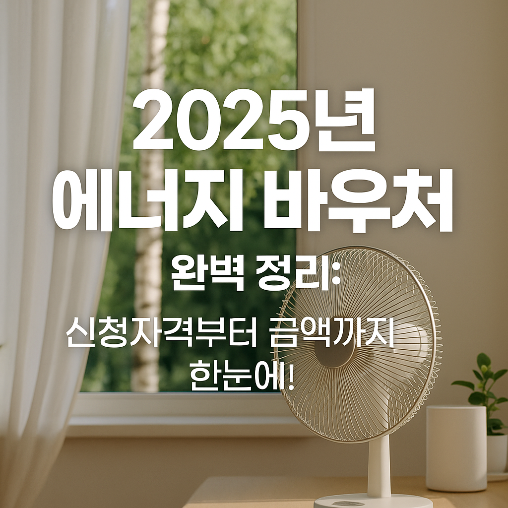 에너지바우처 2025, 신청방법
