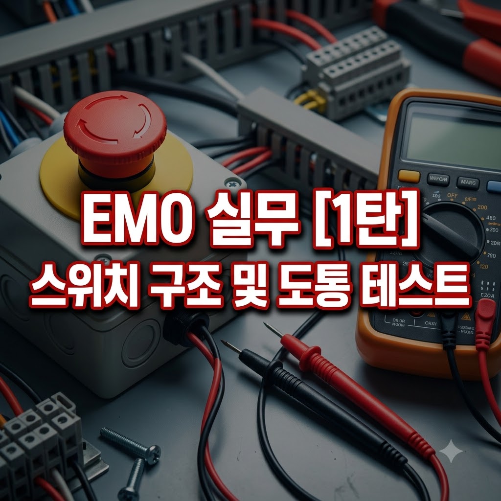 EMO(비상정지) 스위치 원리와 테스터기 도통 검사법