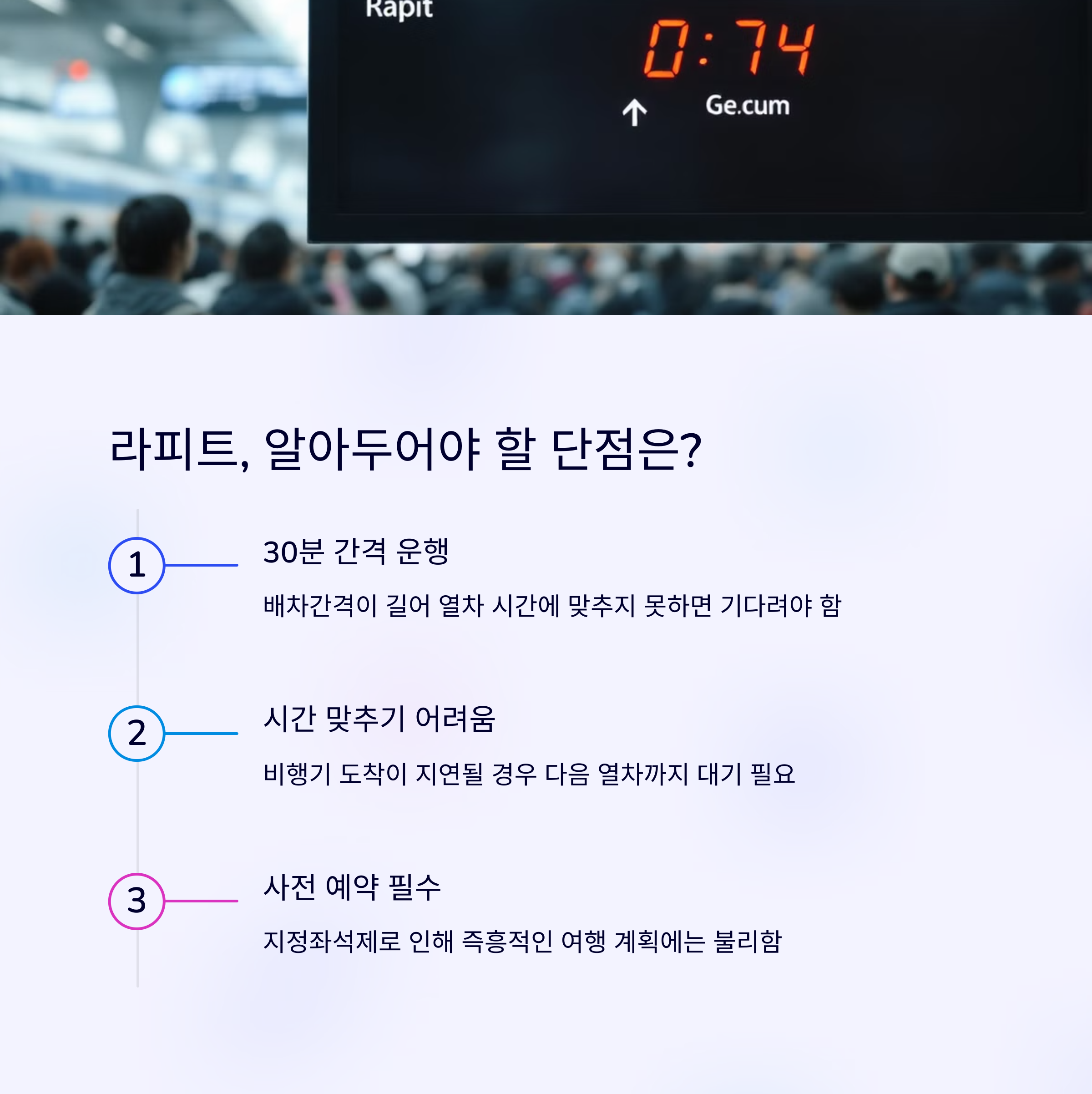 라피트 단점