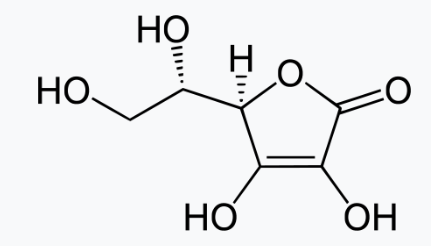 Vitamin C 분자구조