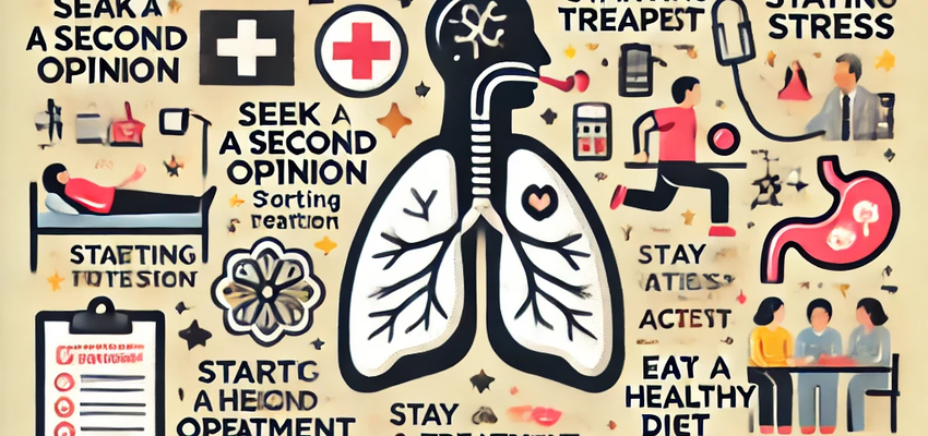 폐암 진단 후 해야 할 10가지에 관한 이미지