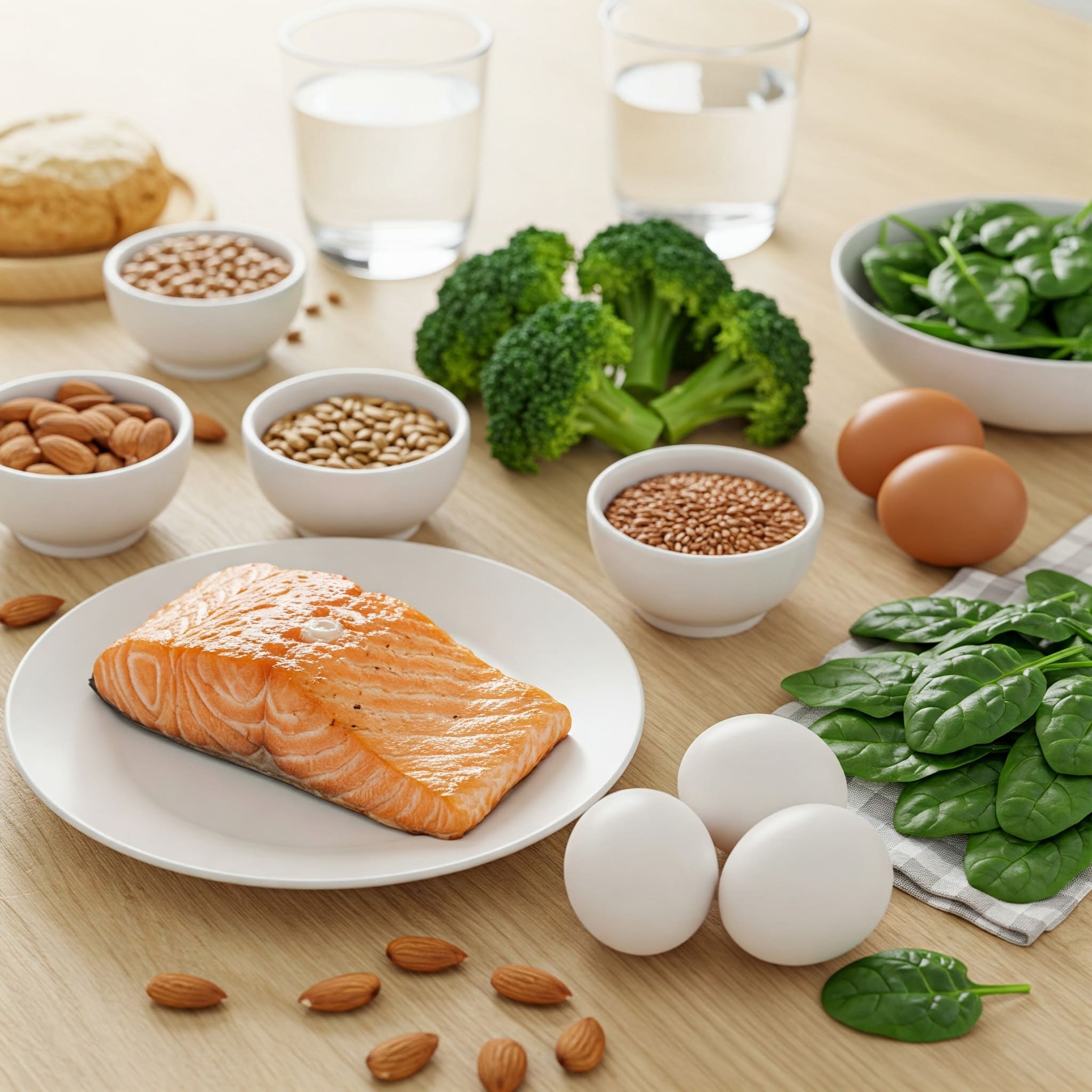 건강한 식단을 실천하는 사람의 하루 식사