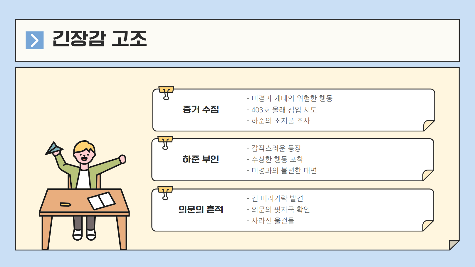 긴장감 고조 관련 사진