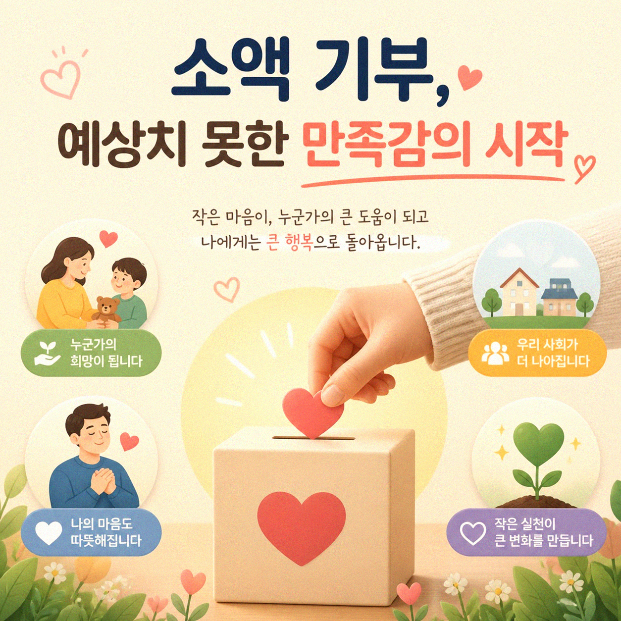 소액 기부, 꾸준히 했을 때 나타나는 작은 변화들