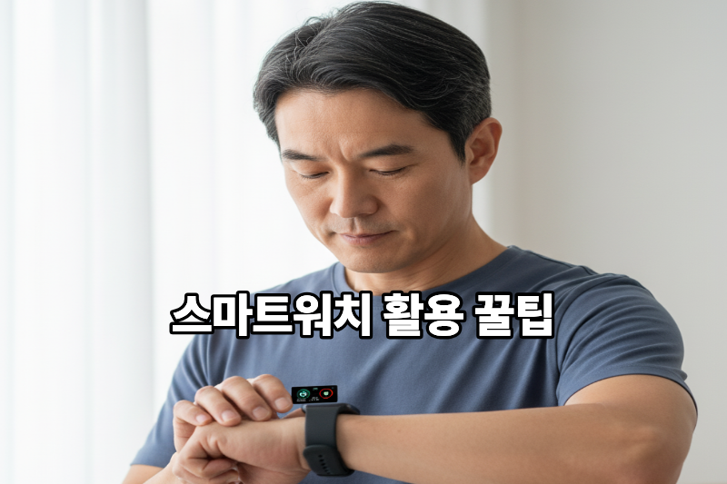 중년 남성 스마트워치 활용 가이드 썸네일