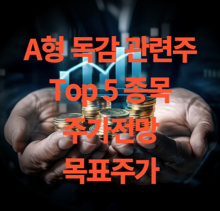 A형 독감 관련주 수혜주 5종목 주가전망 목표주가