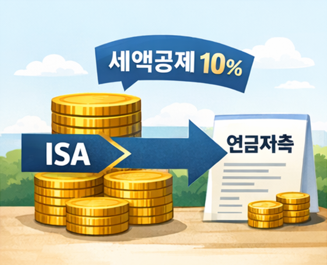 ISA 연금 저축 이전(세액 공제 10%)