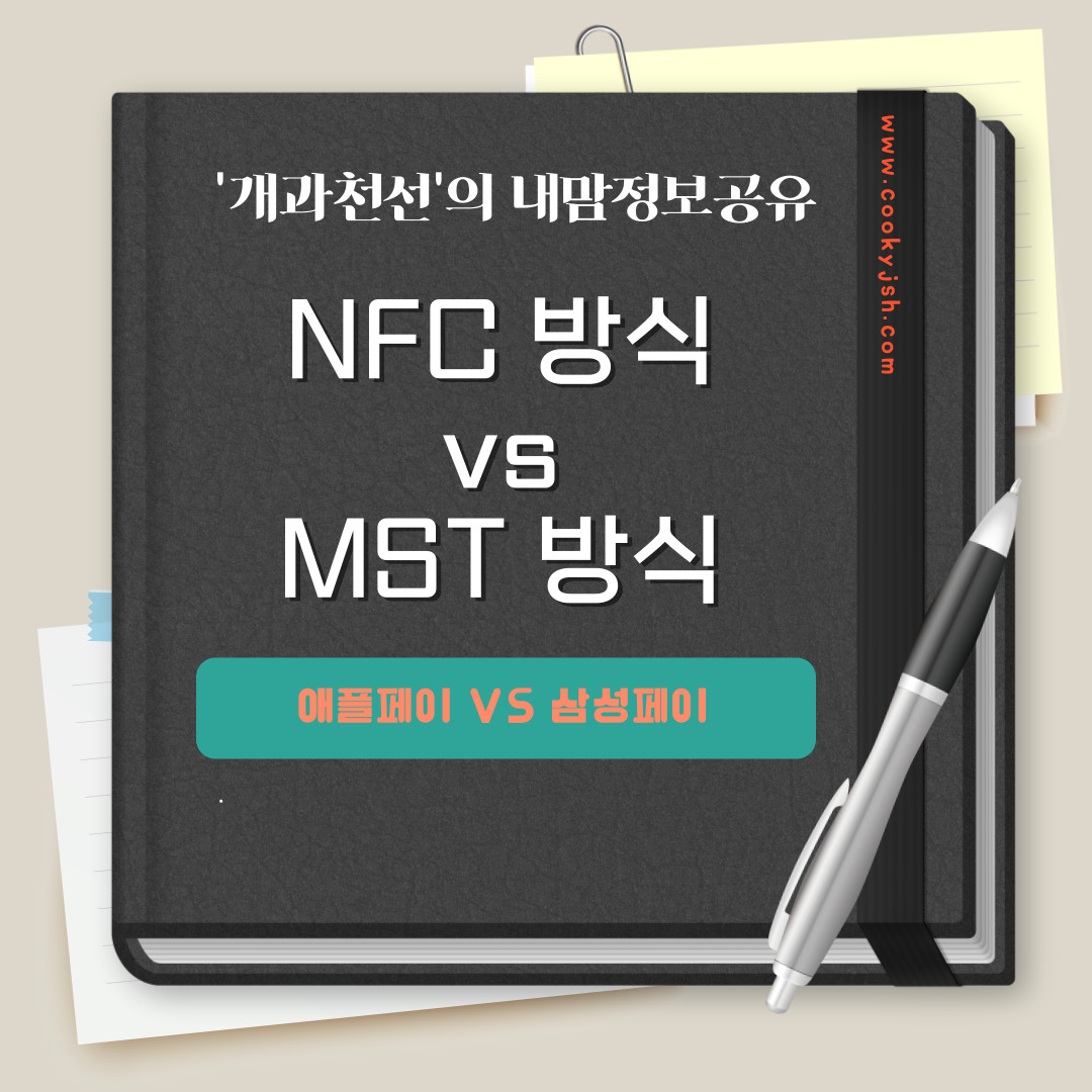 애플페이(Apple Pay) 결제 방식 (NFC 근거리통신방식과 MST 마그네틱 통신방식의 차이점)