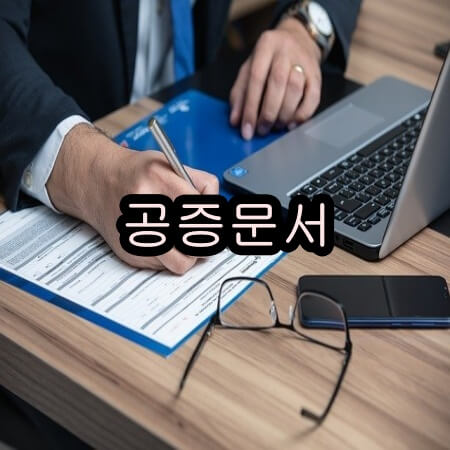 각서 법적효력 공증문서
