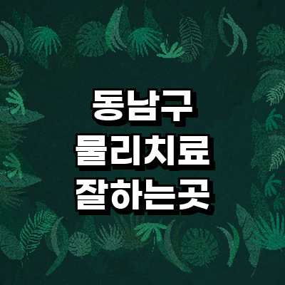 천안 동남구 정형외과