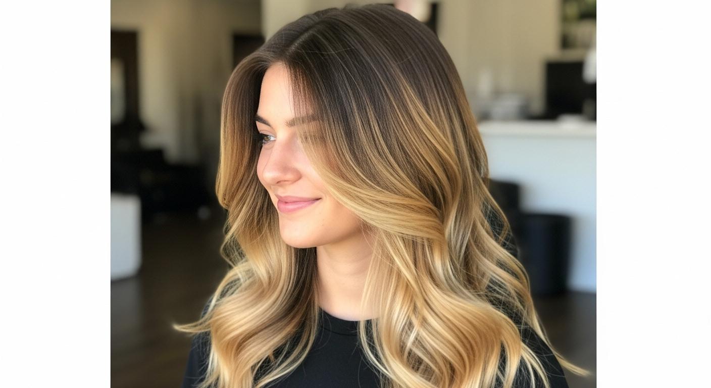 새치 발레아쥬 염색