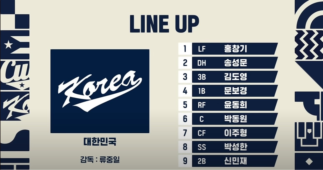 2024 K베이스볼 시리즈 한국쿠바 2차전