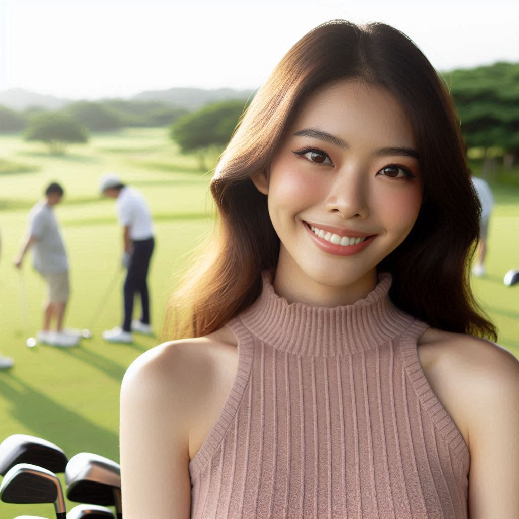 실외골프연습장 배경