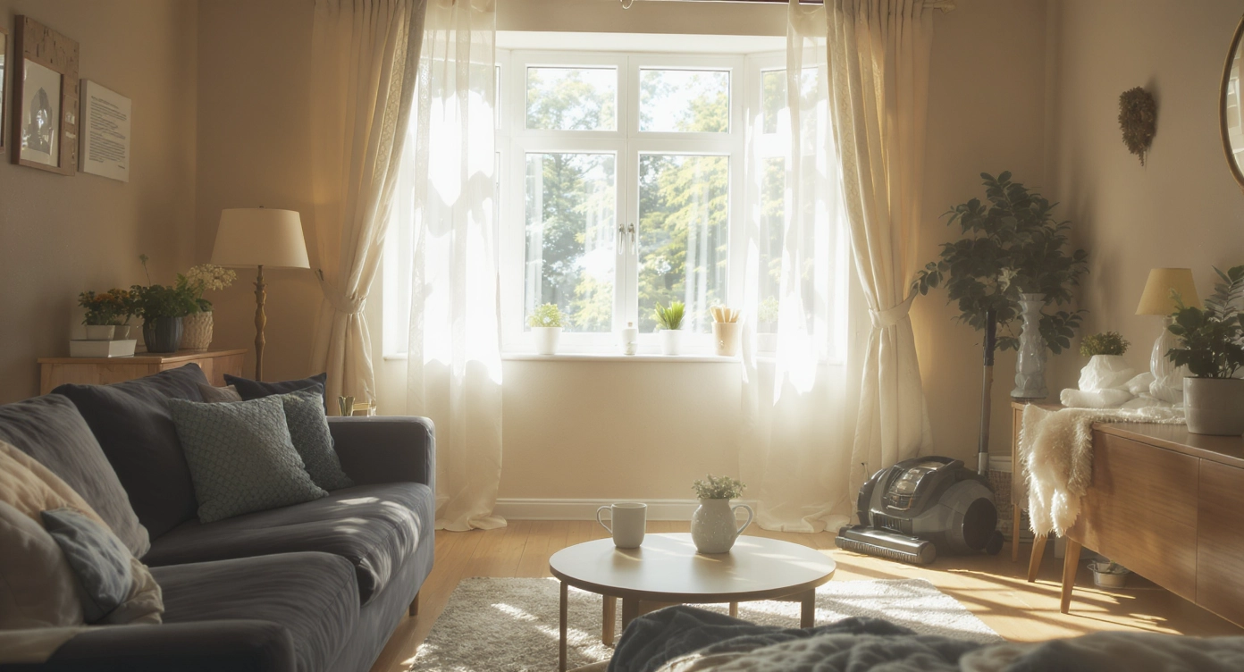 청소기필터청소