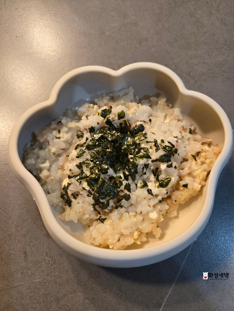 표고버섯-두부-리조또