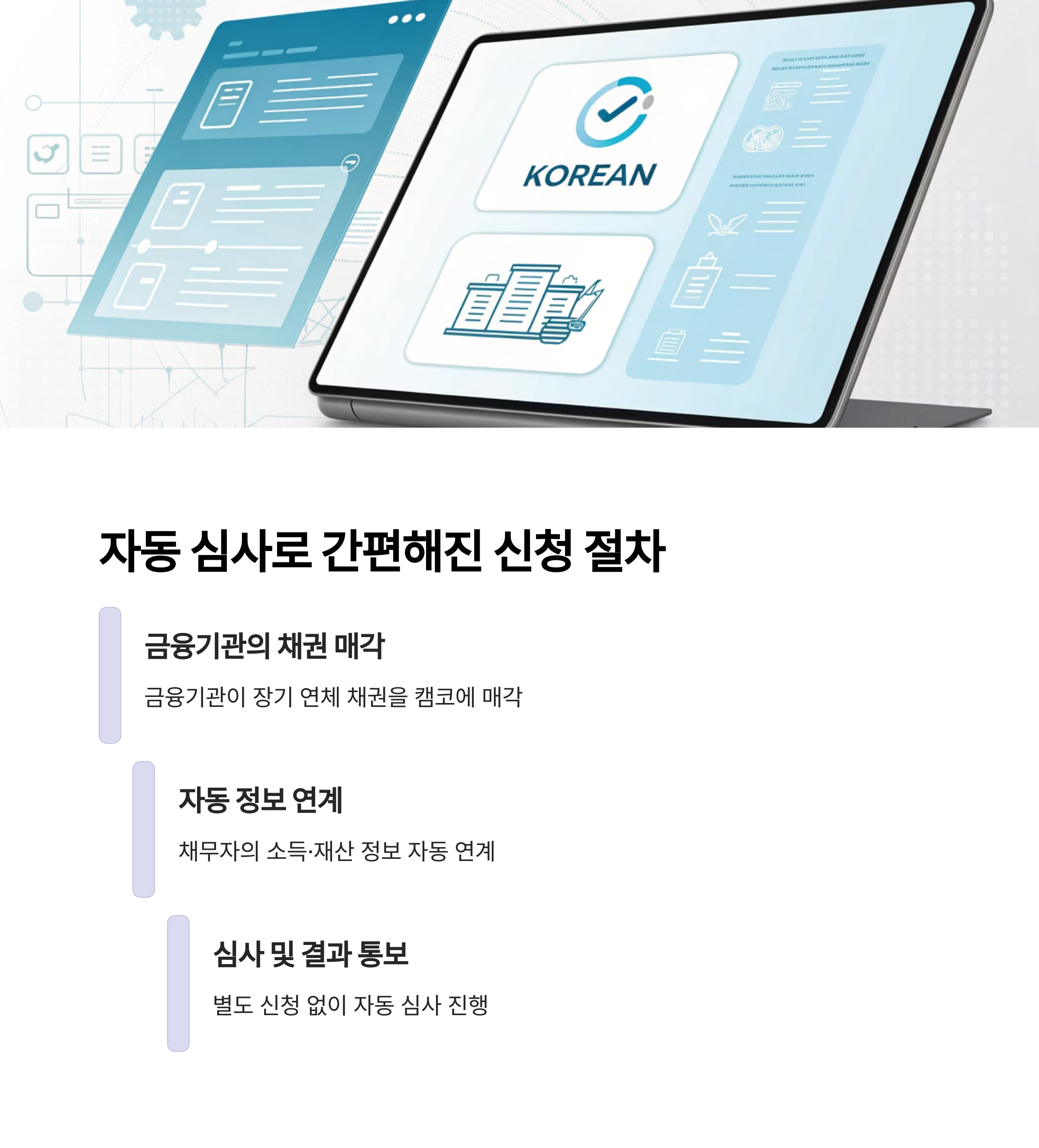 자동심사로 간편해진 신청절차