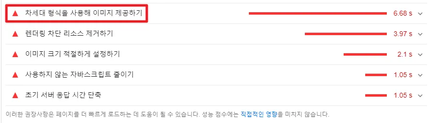 차세대 형식을 사용해 이미지 제공하기