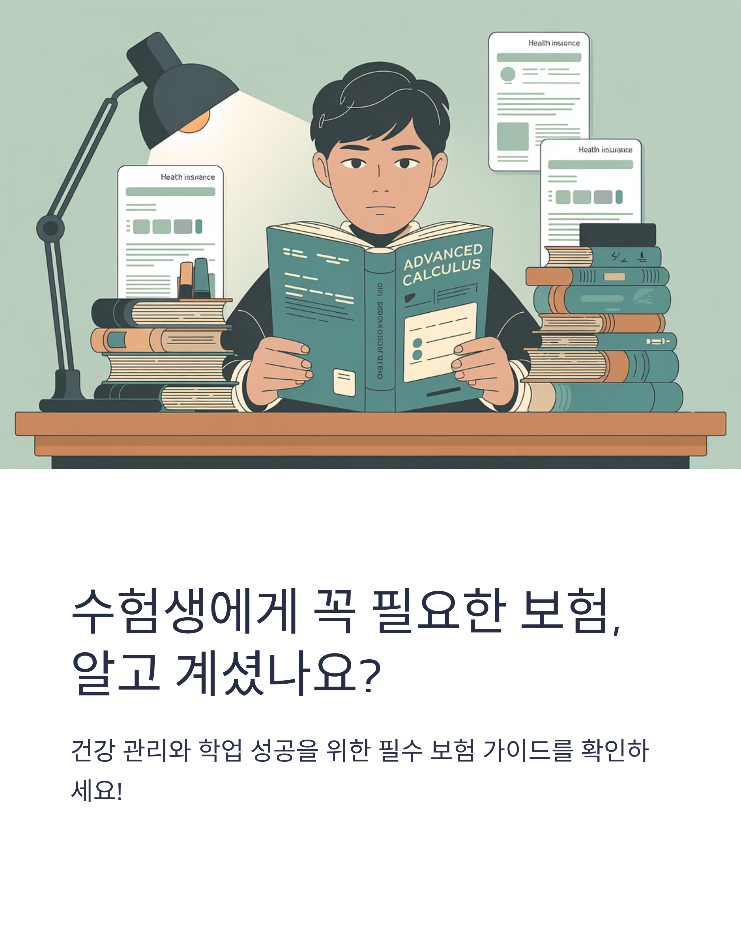 자녀 보험, 수능 전 체크리스트 4가지