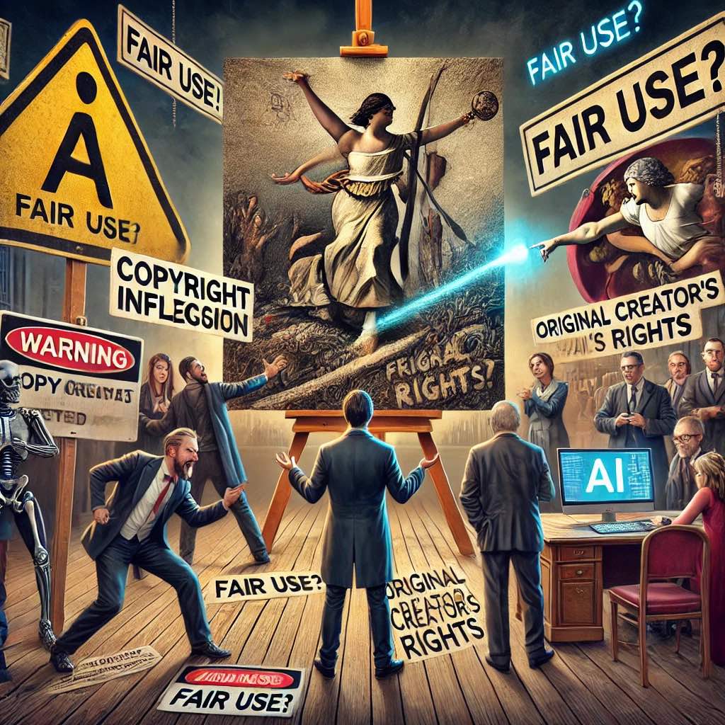 ai 이미지 저작권 문제를 논하는 토론장